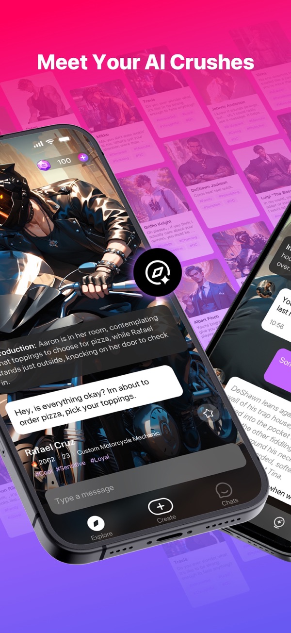 Crushie AI App Store screenshot 1 (iPhone)