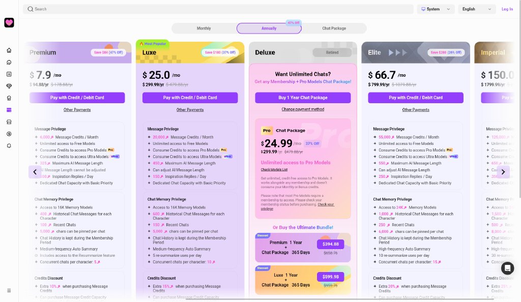 CrushOn AI website preview 3 (website)