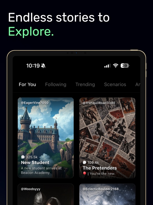 Hangjam App Store screenshot 1 (iPad)