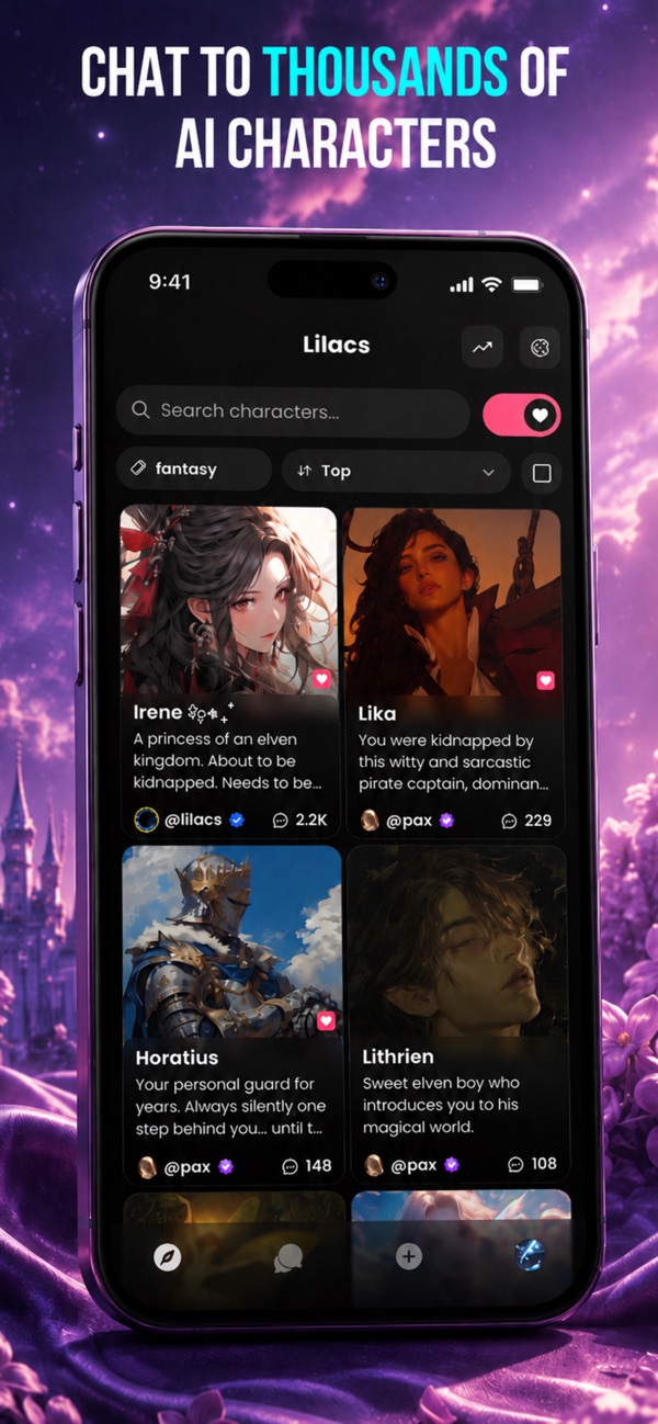 Lilacs App Store screenshot 1 (iPhone)