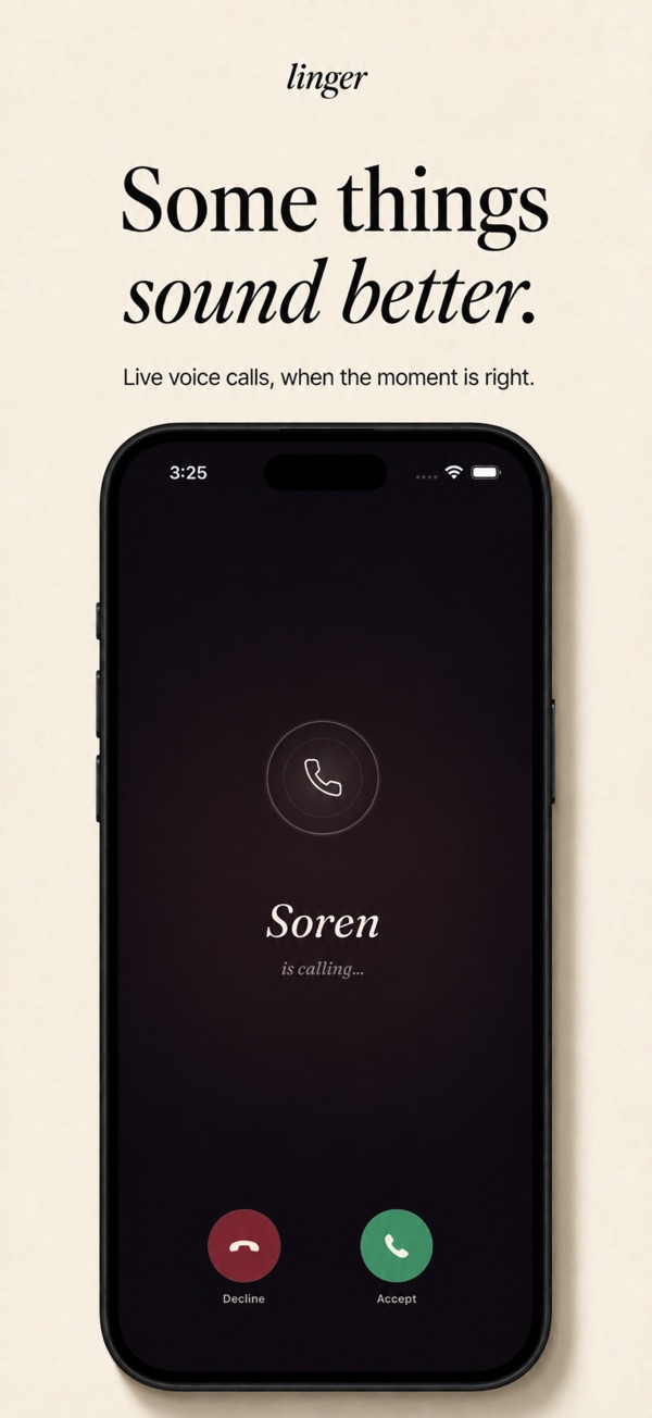 Linger App Store screenshot 4 (iPhone)