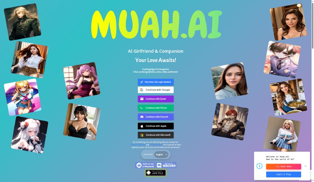 Muah AI website preview 1 (website)