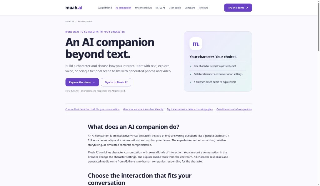 Muah AI website preview 3 (website)