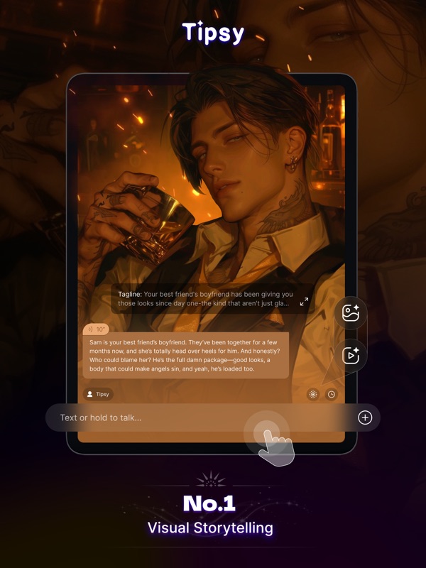 Tipsy Chat App Store screenshot 1 (iPad)