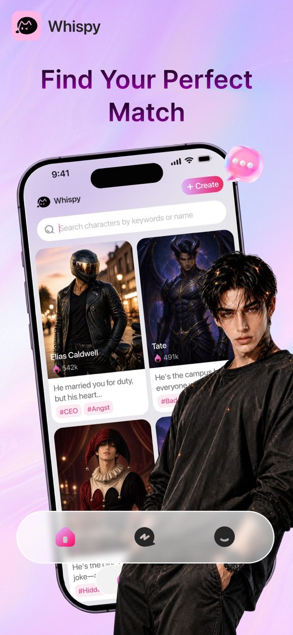 Whispy App Store screenshot 2 (iPhone)